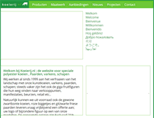 Tablet Screenshot of koeierij.nl